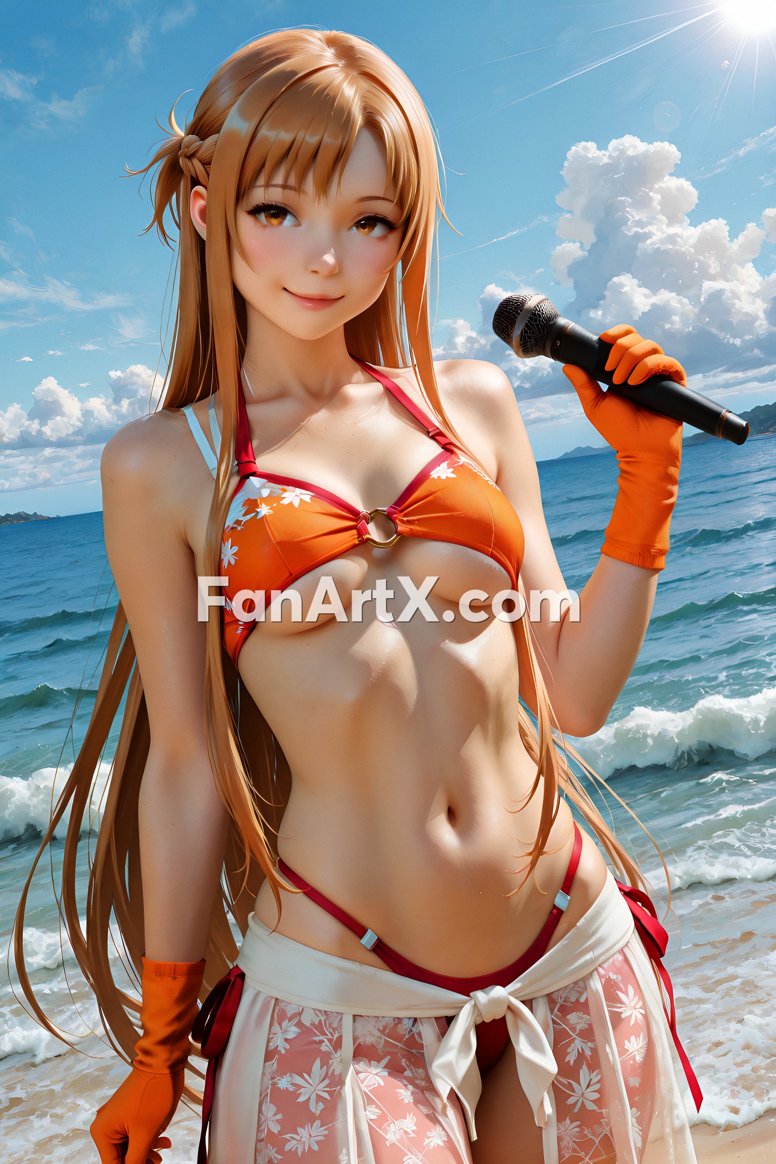 Sao Asuna Yuuki Fanart - Sword Art Online character 4087190
